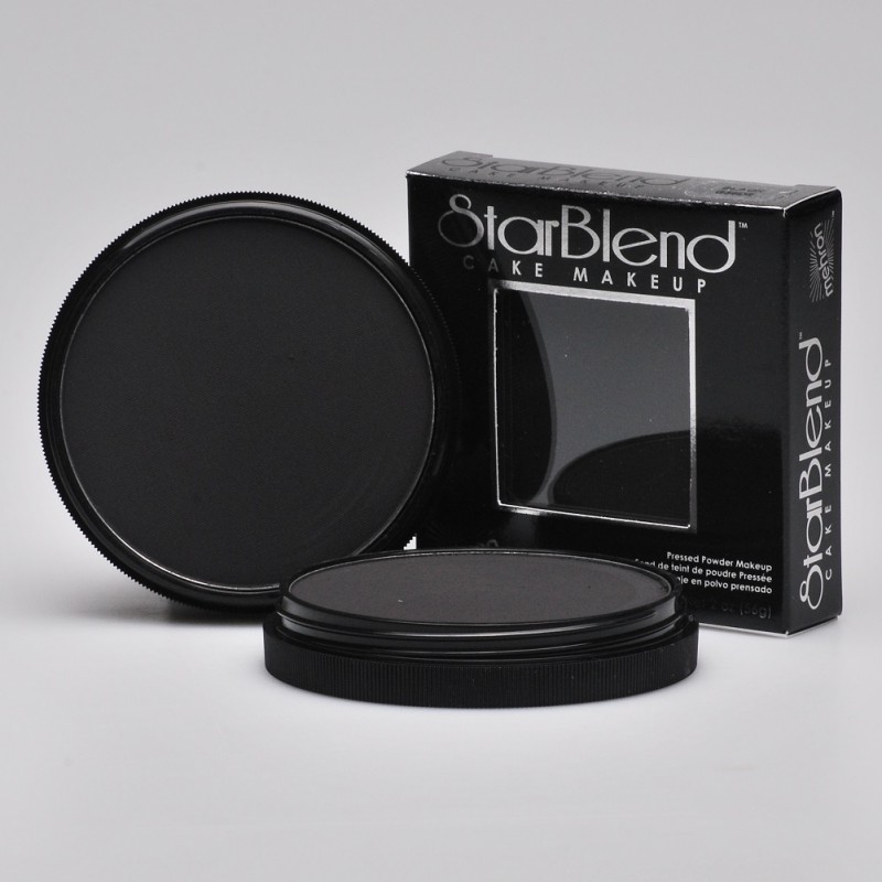 Poudre pressée Starblend noire de Mehron