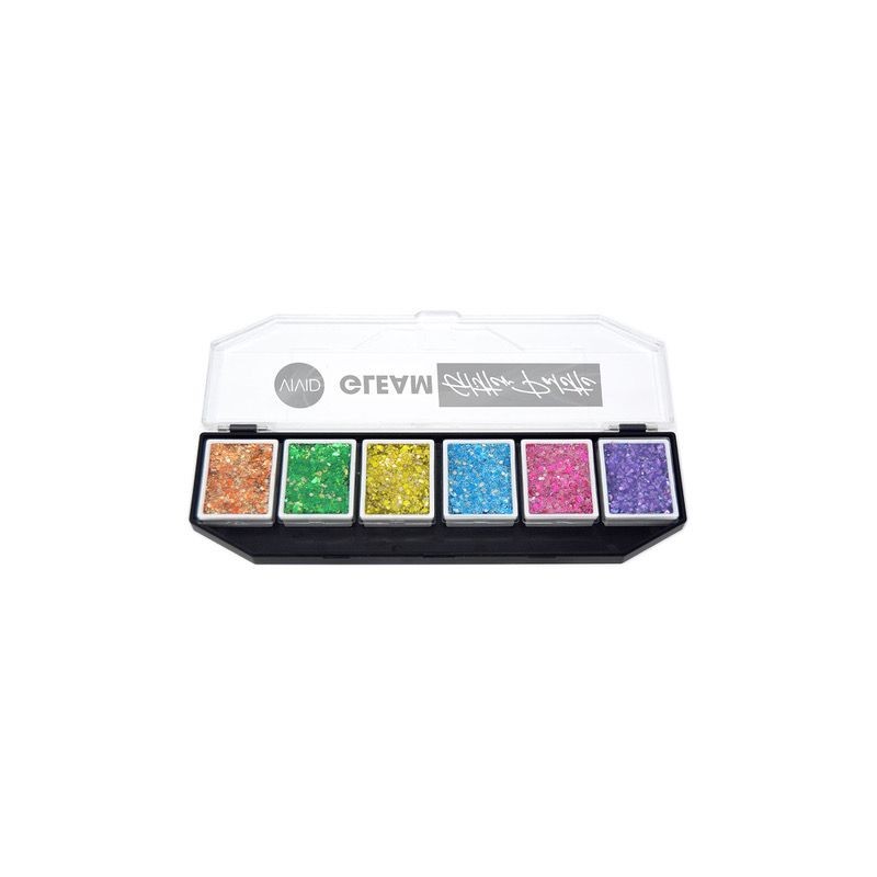 Palette - 6x Glitter Creams VIVID - Brilliant 